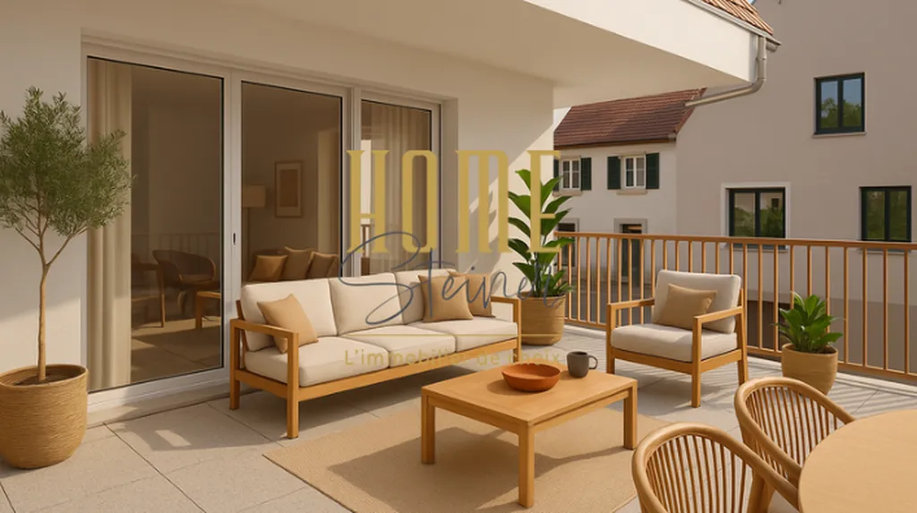 Une grande terrasse à Handschuheim 