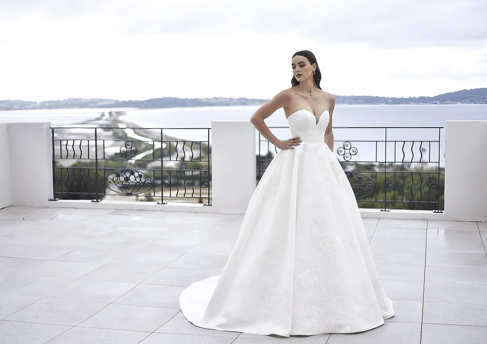 robe de mariée princesse en mikado