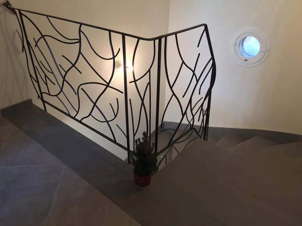 Escalier et trémie en placage