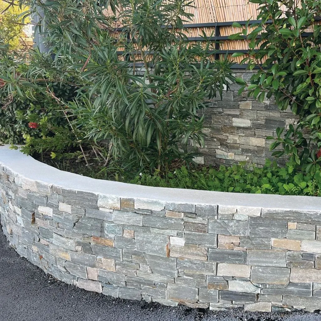 PAREMENTS SUPPORT BETON QUARTZITE NORVEGE