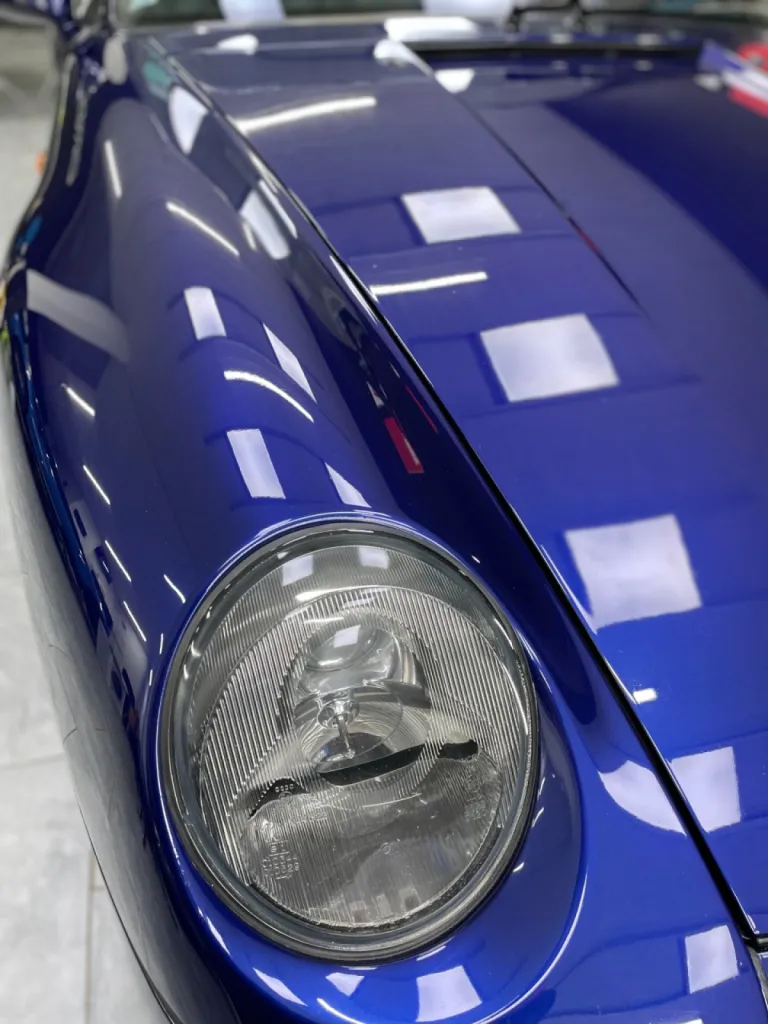 Polissage Carrosserie Porsche 993 Targa à Nice
