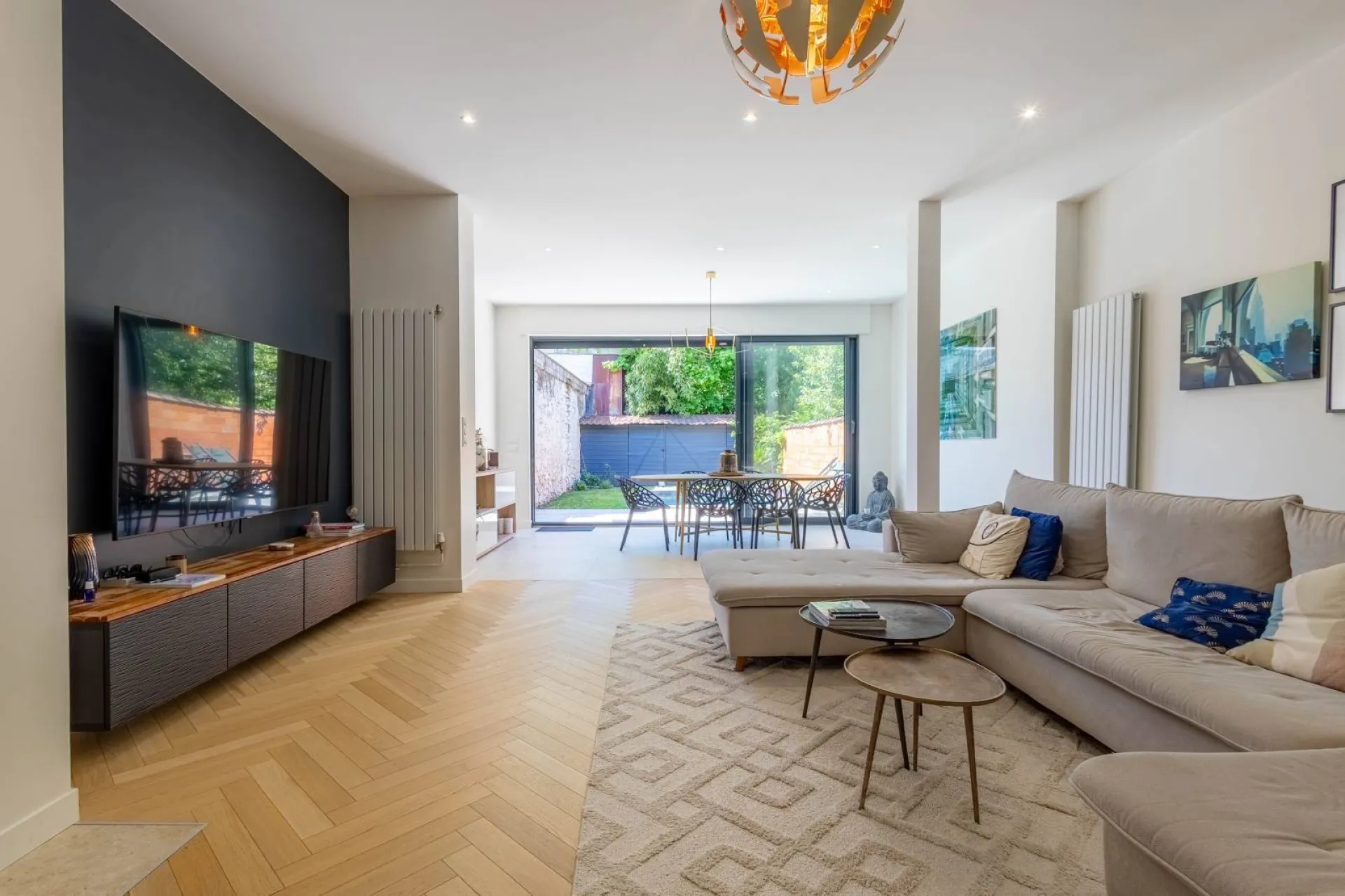 Belle échoppe rénovée avec piscine à 100m du Parc Bordelais, Bordeaux Caudéran