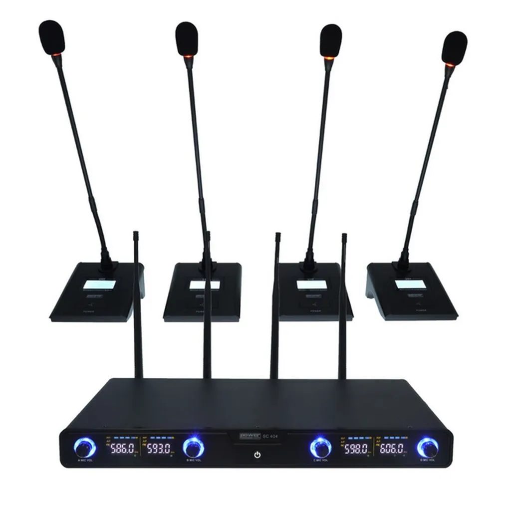 POWER ACOUSTICS SC 404 - Système Micro Sans Fil