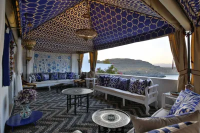 réception de luxe mariage grèce