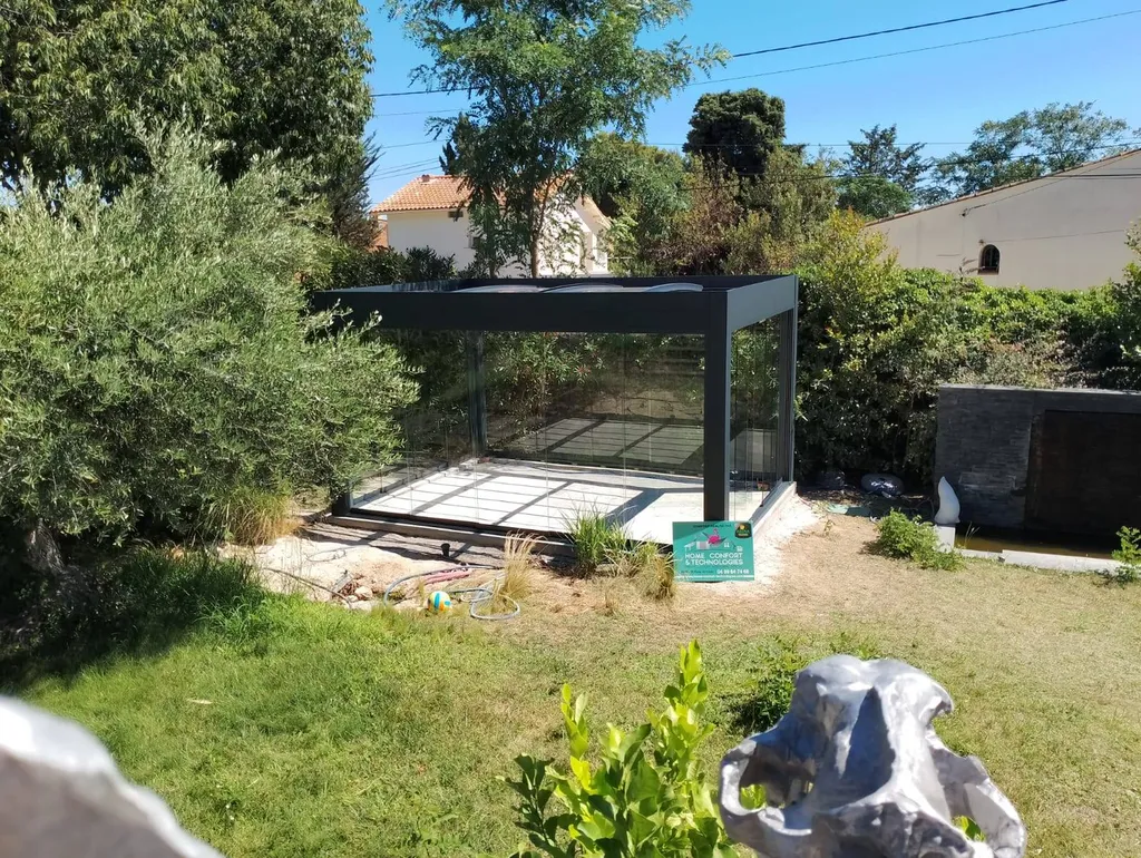 Pergola vitrée à Montpellier, l'élégance du sur-mesure | HCT