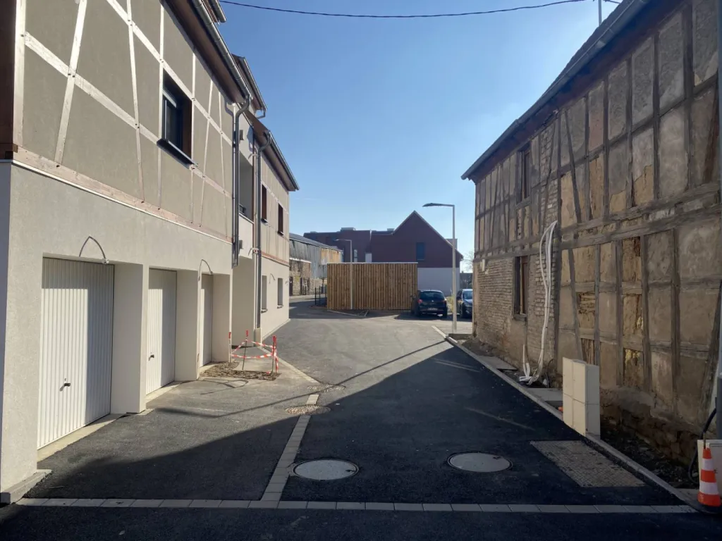 Finition chemin d'accès à Oberschaeffolsheim CLK 