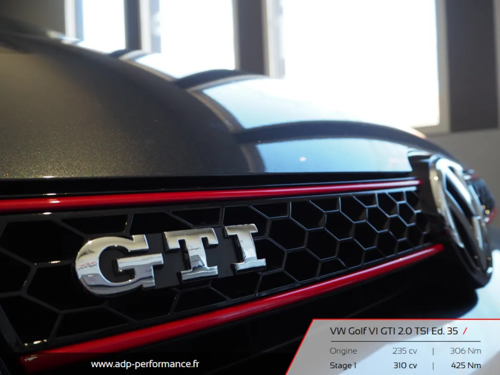 Reprogrammation moteur Le Pontet - Volkswagen Golf VI GTI 2.0 TSI Edition 35 235 cv - ADP Performance
