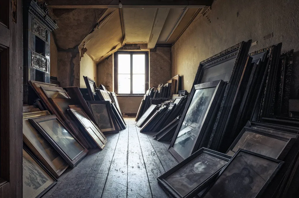 Chargement de collections de tableaux artistiques dans le sud de la France