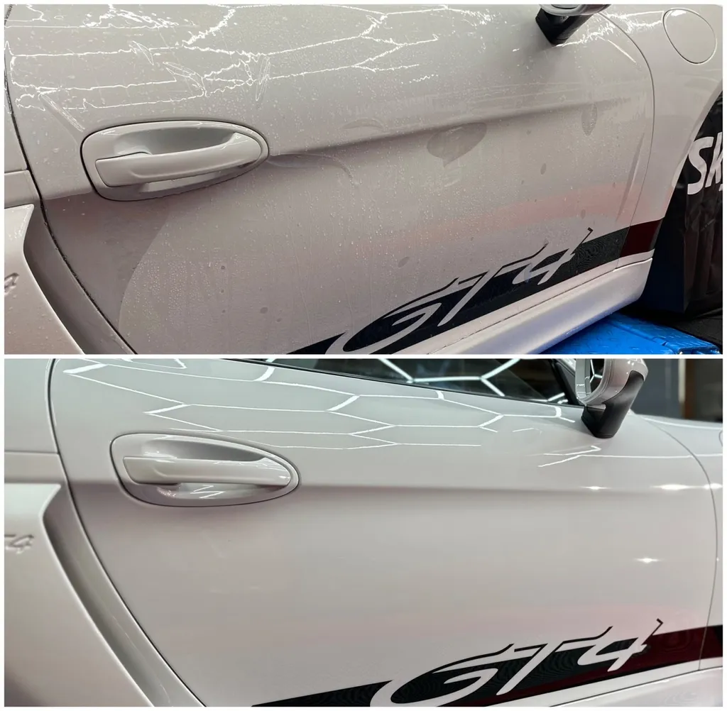 la meilleure protection carrosserie PPF voiture protection carrosserie Lyon Porsche GT4