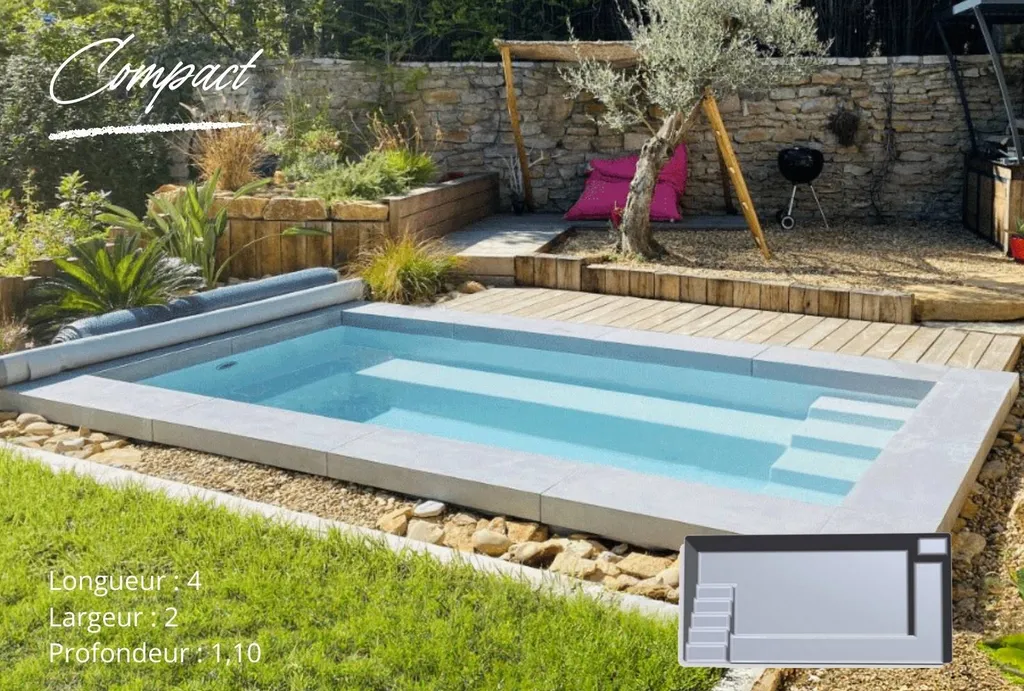 Piscine coque Compact Alliance Piscines