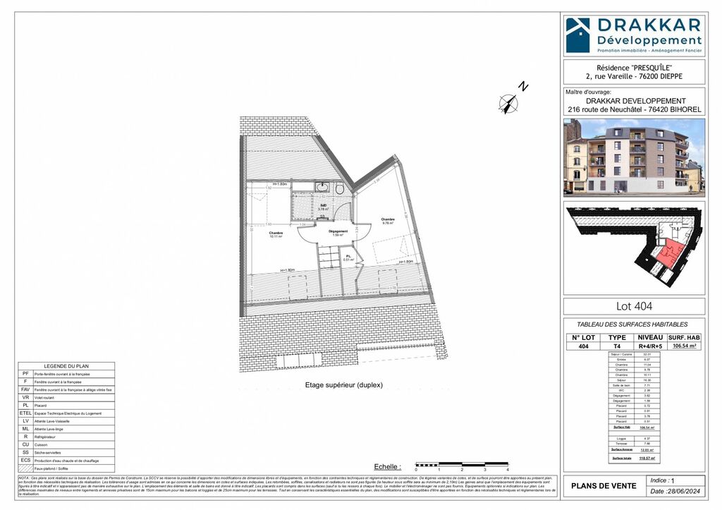 Recherche apt neuf avec blacon vu port