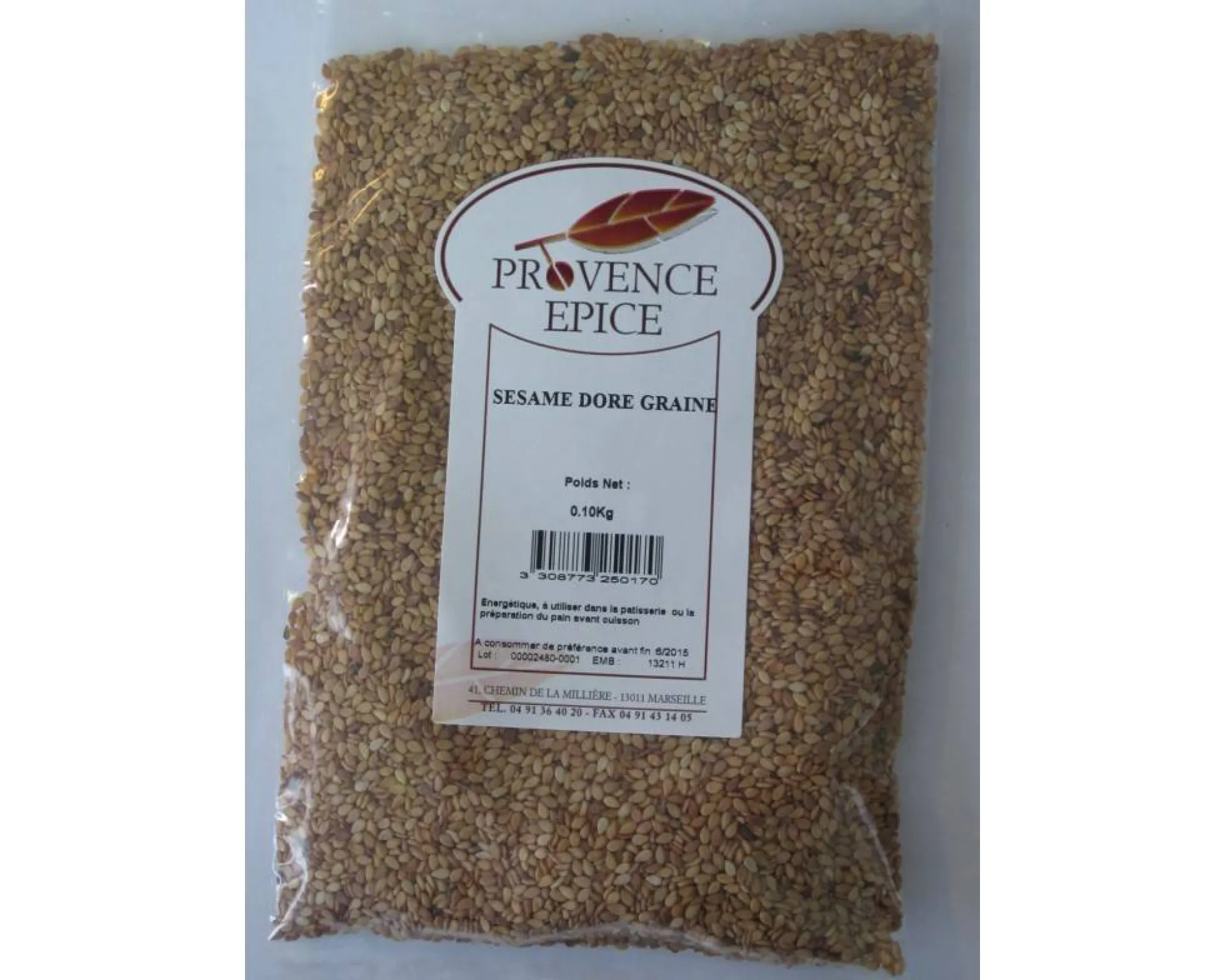 Graines de sésame doré Montpellier Le Crès