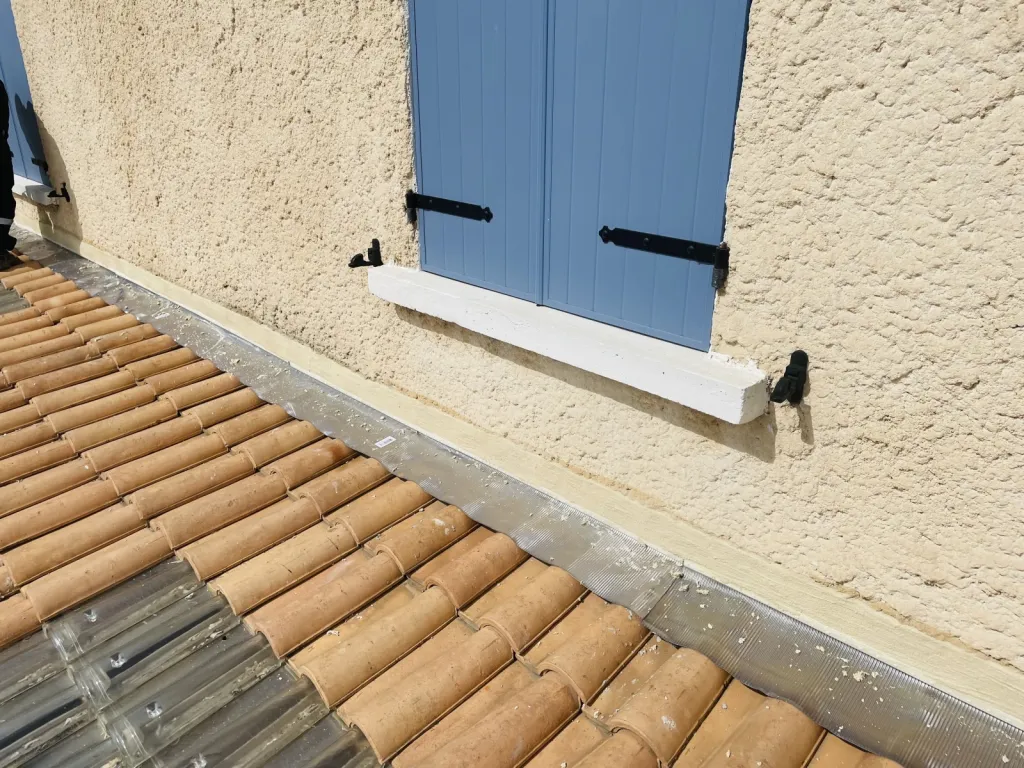 changement de solin en plomb sur aix en provence