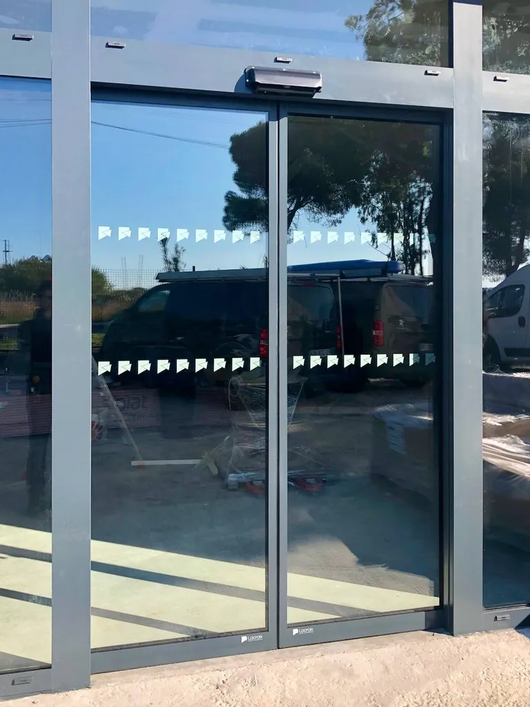 Rénovation devanture menuiserie et porte automatique à Aix en Provence
