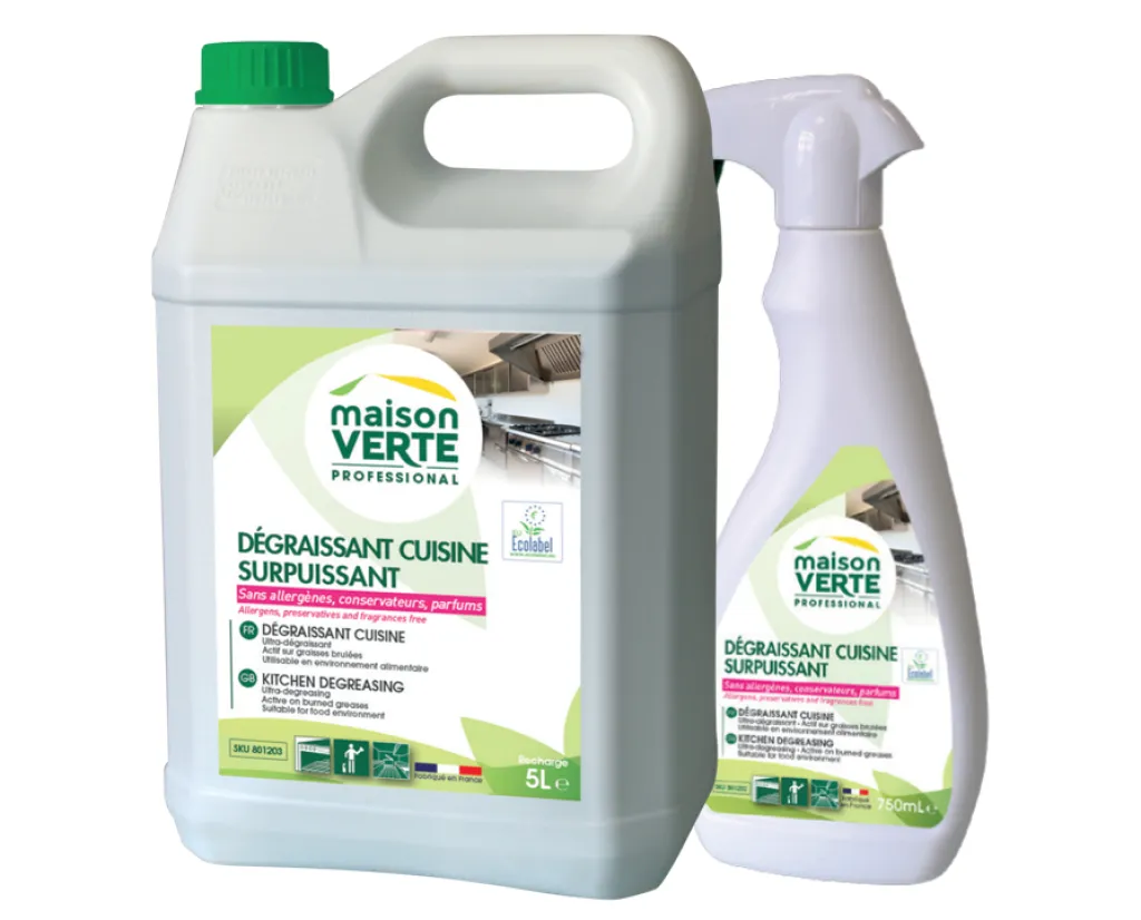 produit d'hygiène dégraissant cuisine surpuissant maison verte CPI Hygiène photos produits