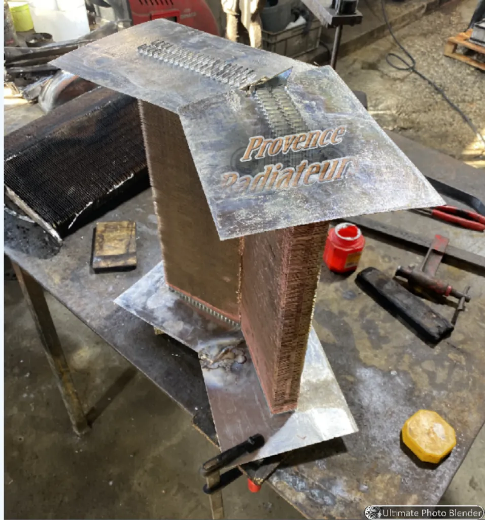 Fabrication à l'identique de radiateur de refroidissement à Aix-en-Provence