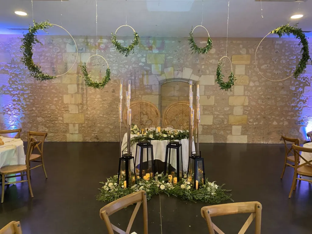 décoration de mariage sur mesure pour votre mariage entre Bordeaux et Cap Ferret