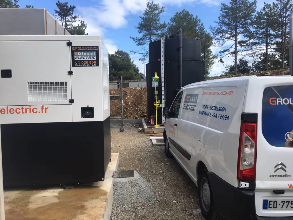groupe électrogène station épuration