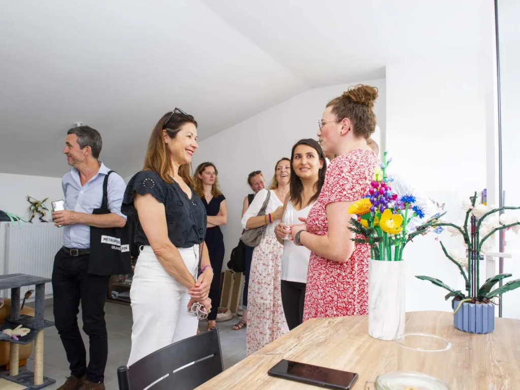 reportage photographique pour l'inauguration de la résidence “Le Verger