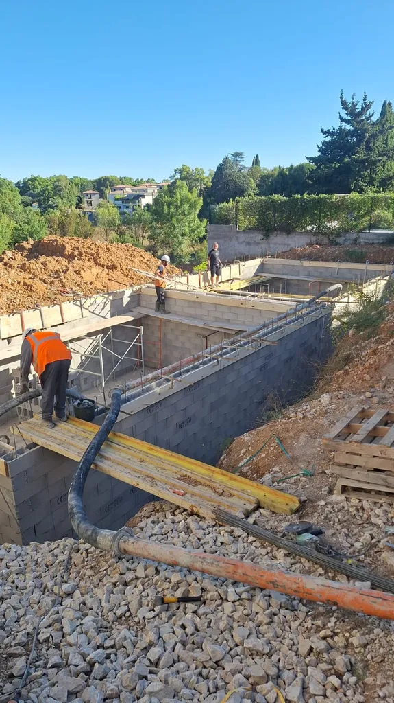 Construction de 2 villas mitoyenne Commune SAINT JEAN DE VEDAS  