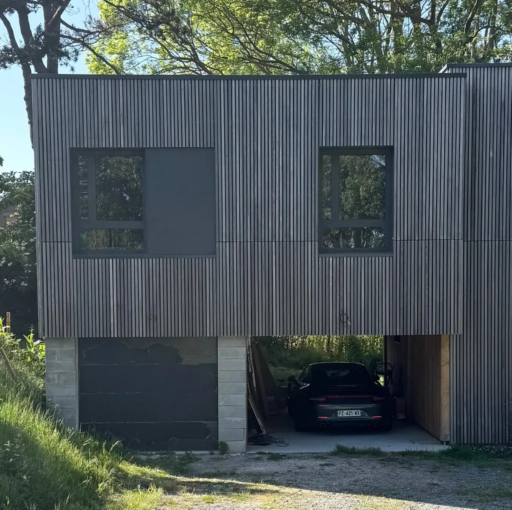 Artisan menuisier secteur Dieppe : agrandissement sur-mesure clé en main d'une maison ossature bois