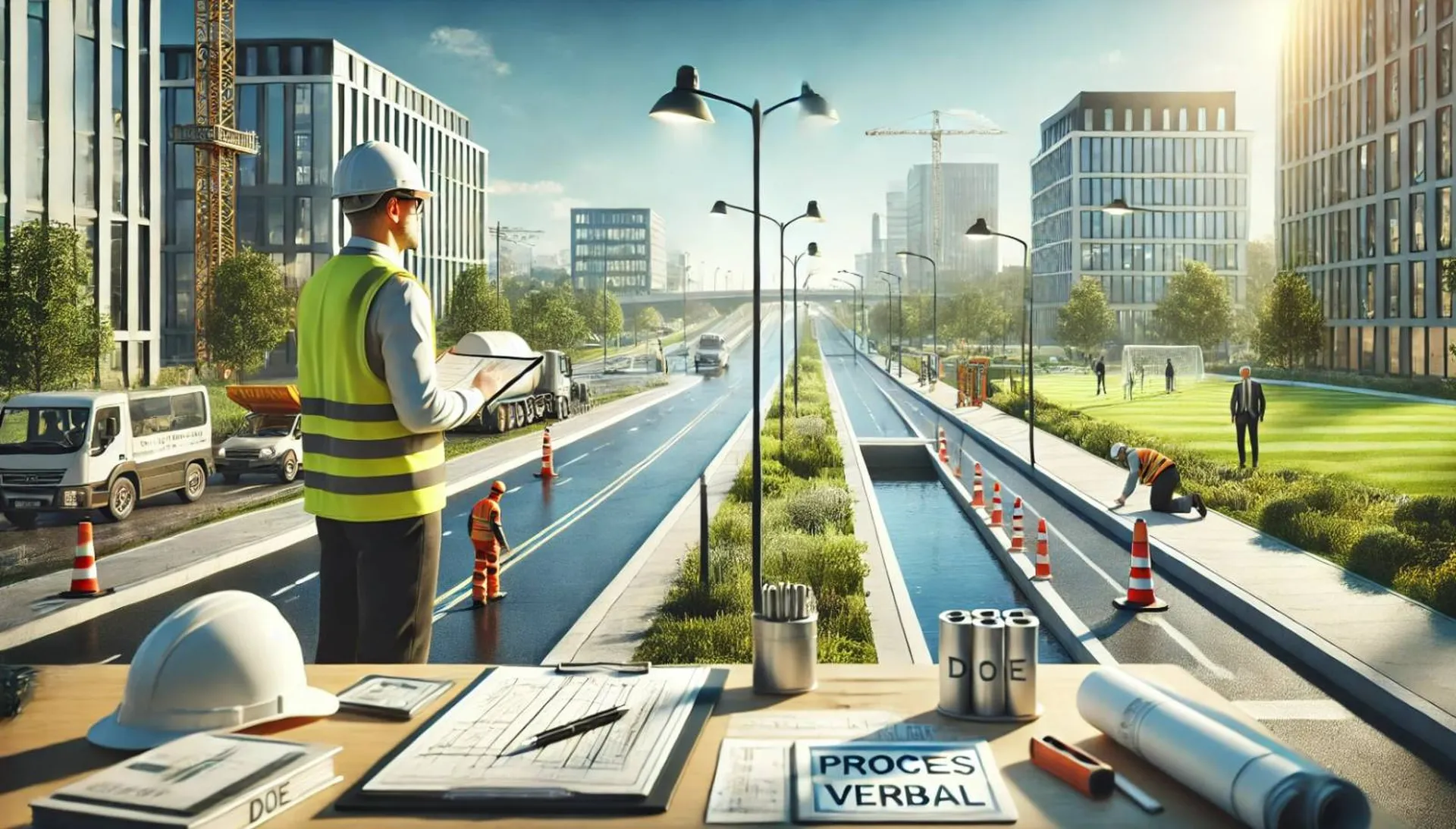 Opérations Préalables à la Réception pour infrastructures VRD et sportives