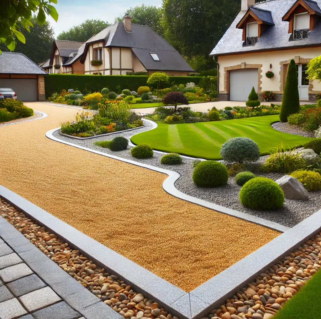 Aménagement paysager personnalisé à Balbigny : Transformation de votre allée et espace extérieur avec ADNS Paysage et Jardin