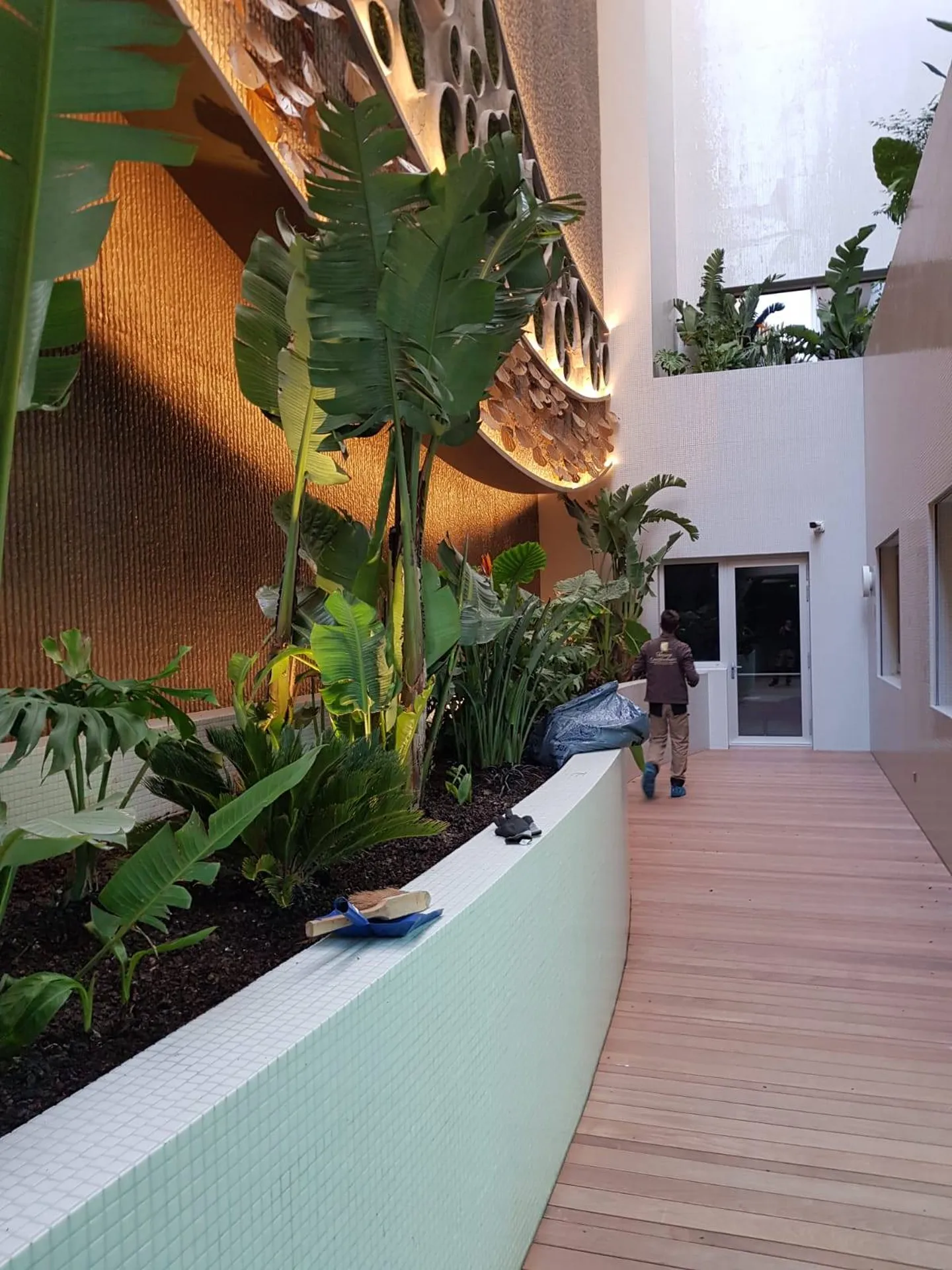 Aménagement exotique palais de la plage à Nice