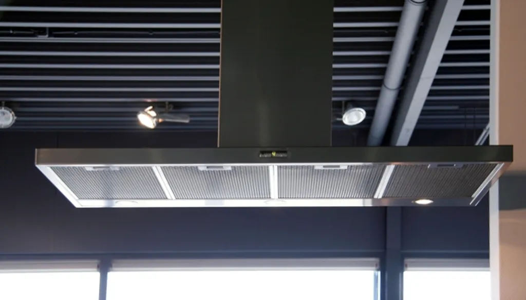 Hotte design PSX en version îlot Nice