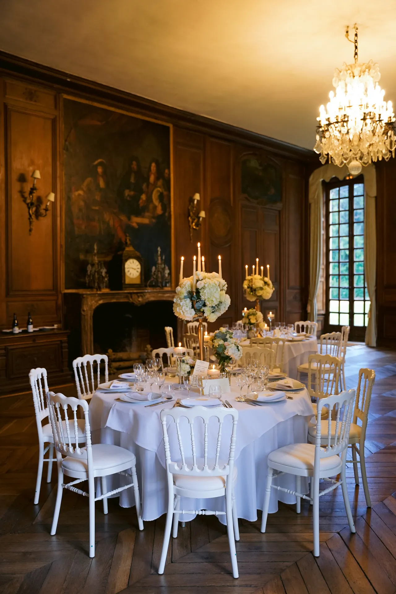 dîner de mariage château paris