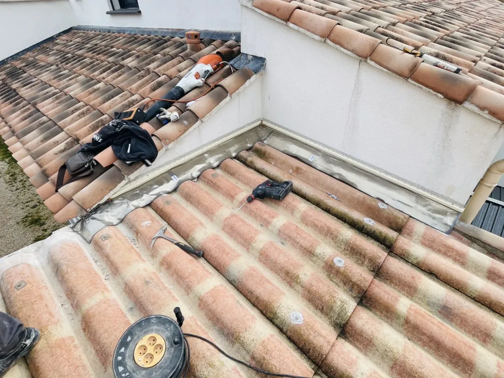 Rénovation d’une toiture type P.S.T sur Aix en Provence