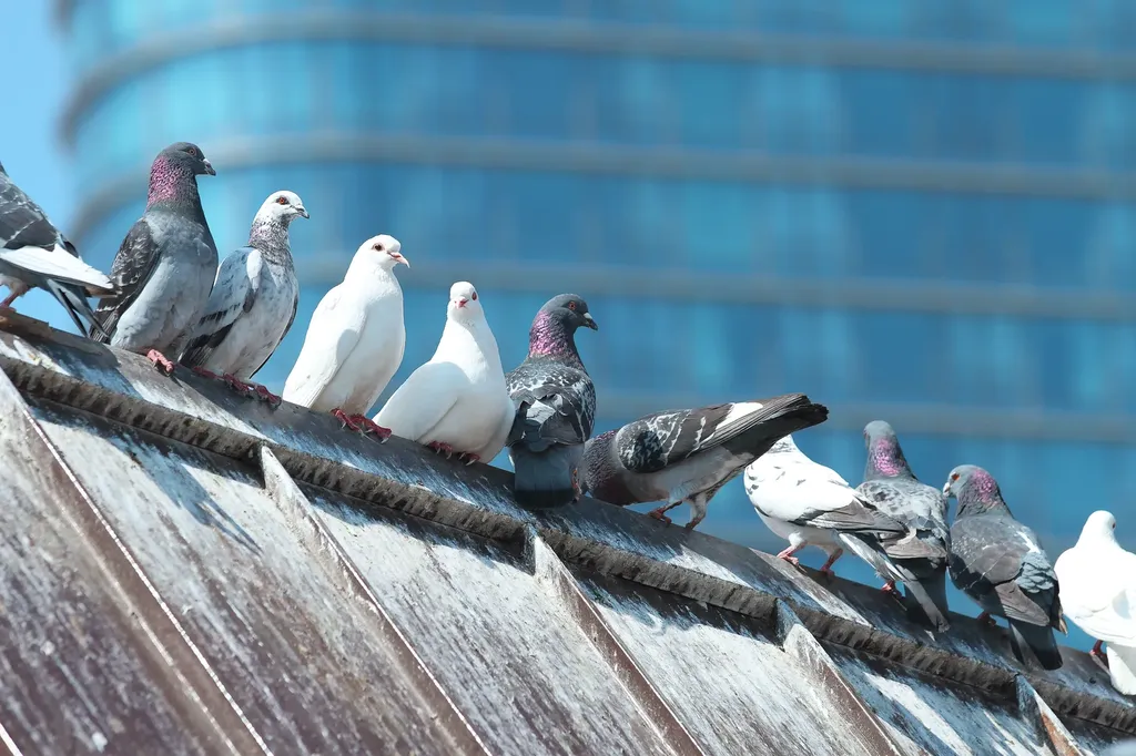 Effarouchement des pigeons