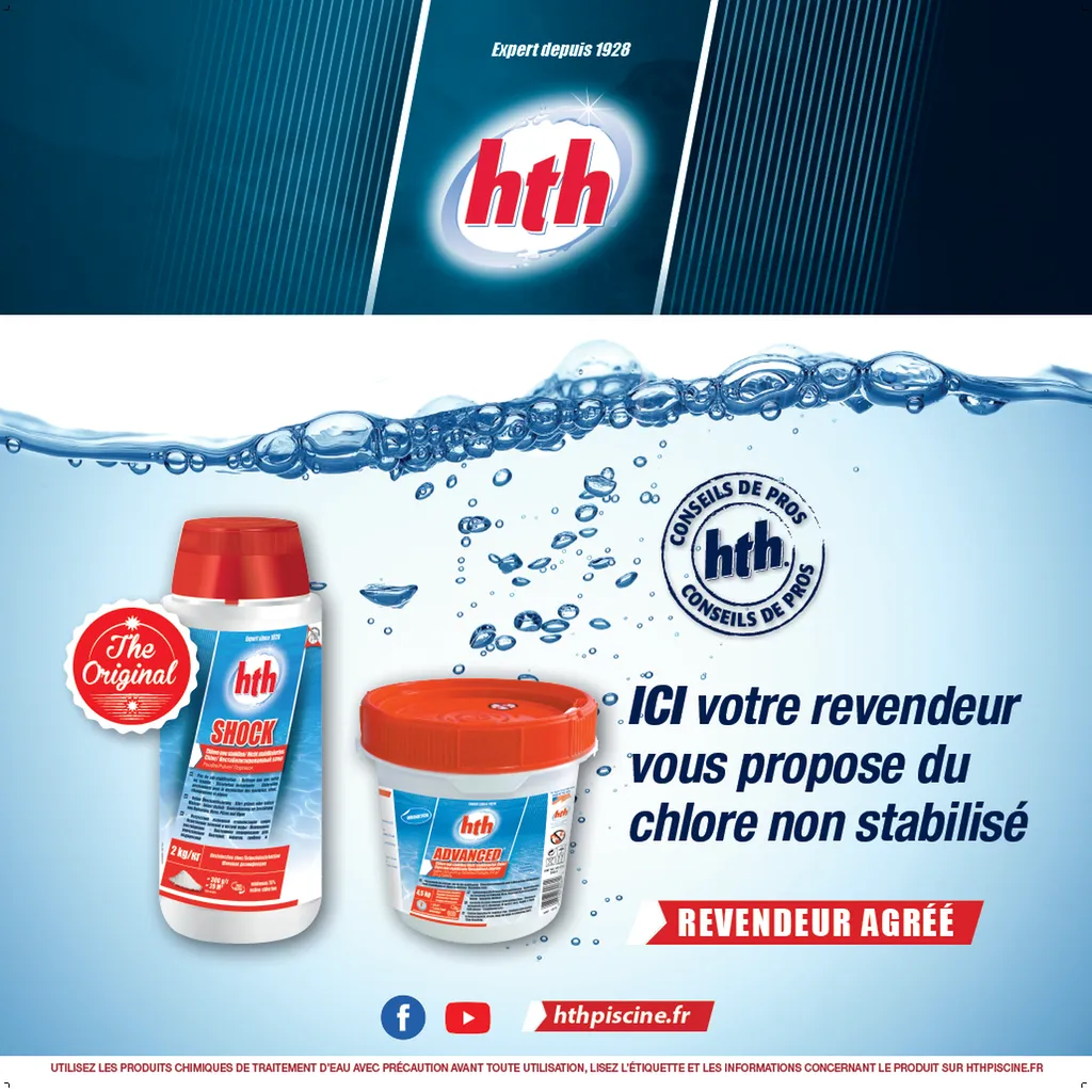 Gamme HTH chez Aqua33