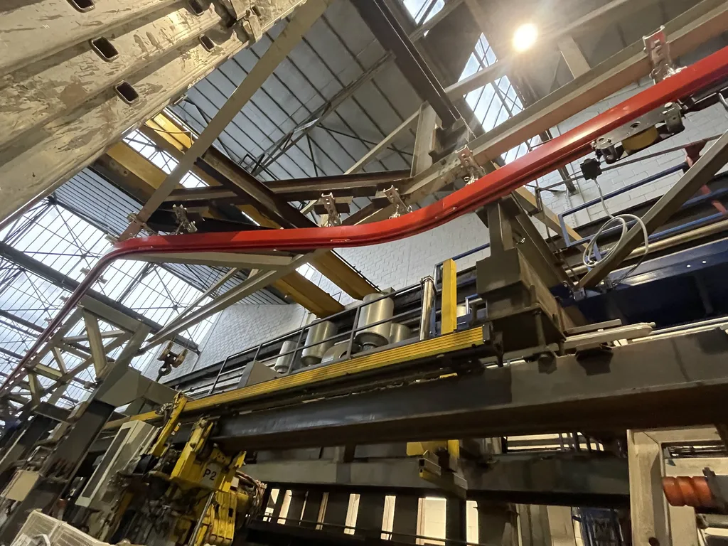 Monorail en profilé creux 1T pour palan à chaine