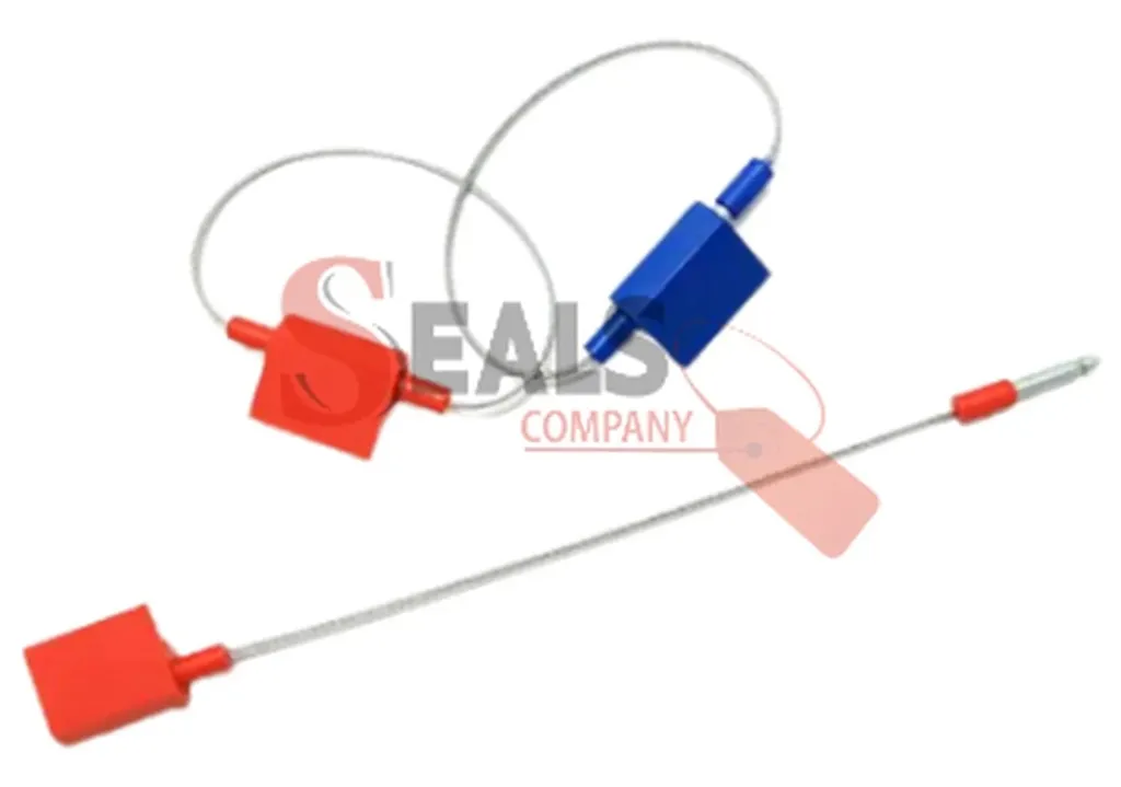 Scellé câble MINIBLOCKSEALS en acier galvanisé 424 kgf – périmètre défini, ISO PAS 17712