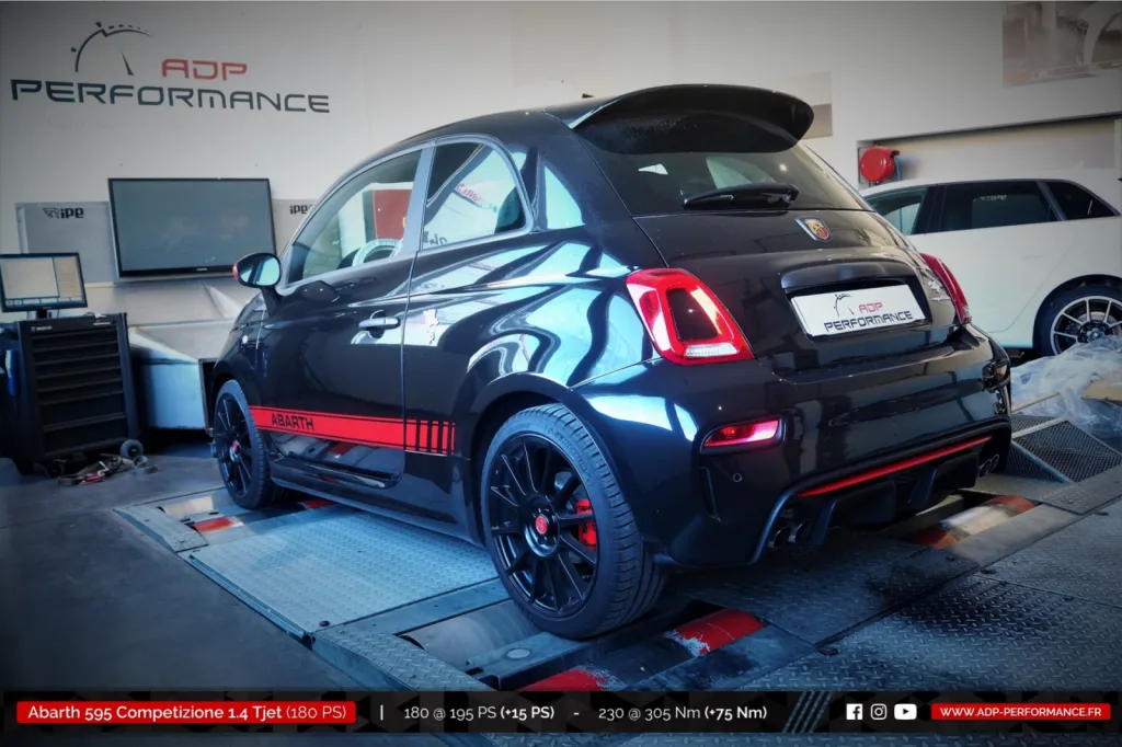 Reprogrammation moteur Avignon - Fiat 500 Abarth 595 Competizione 1.4 Tjet 180cv - ADP Performance