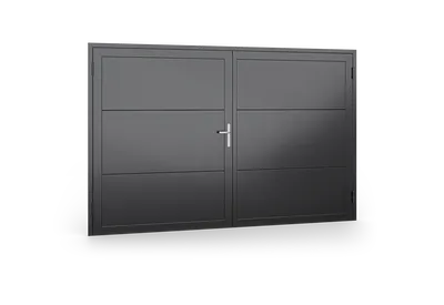 Portes de garage battantes : simplicité, robustesse et accessibilité