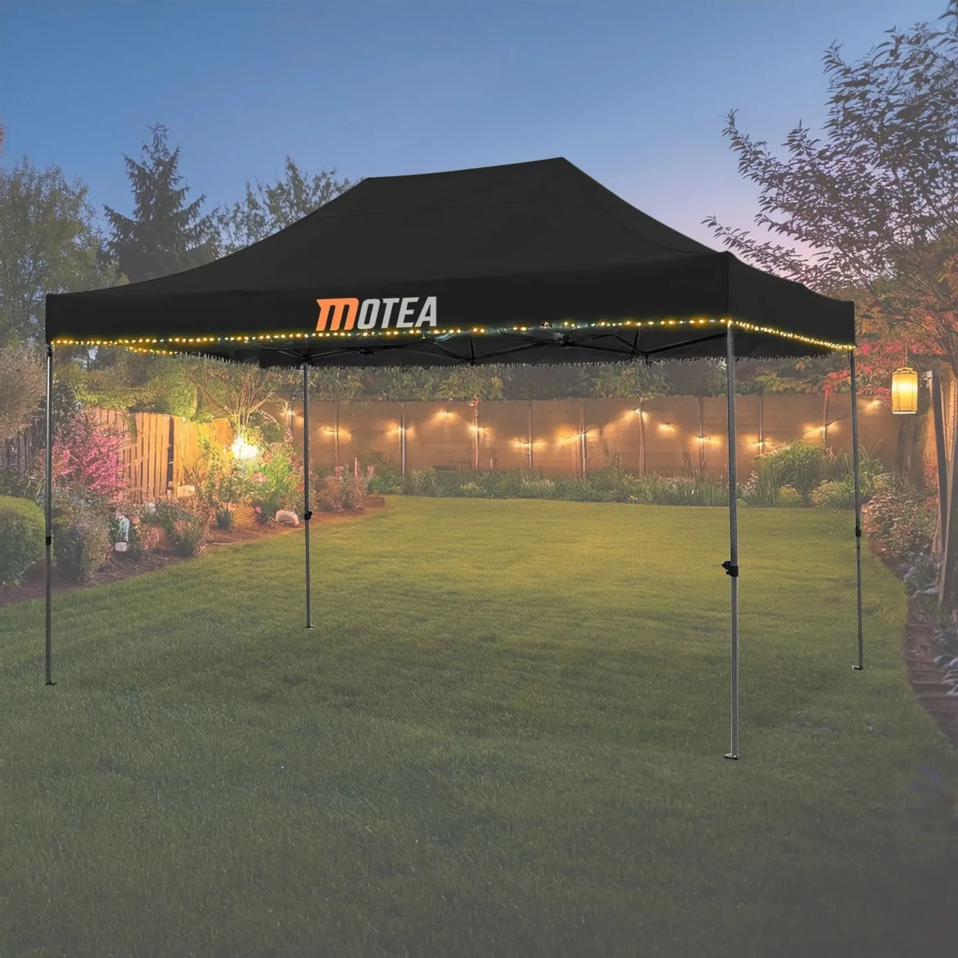 TONNELLE PLIABLE 6MX3M BLACK