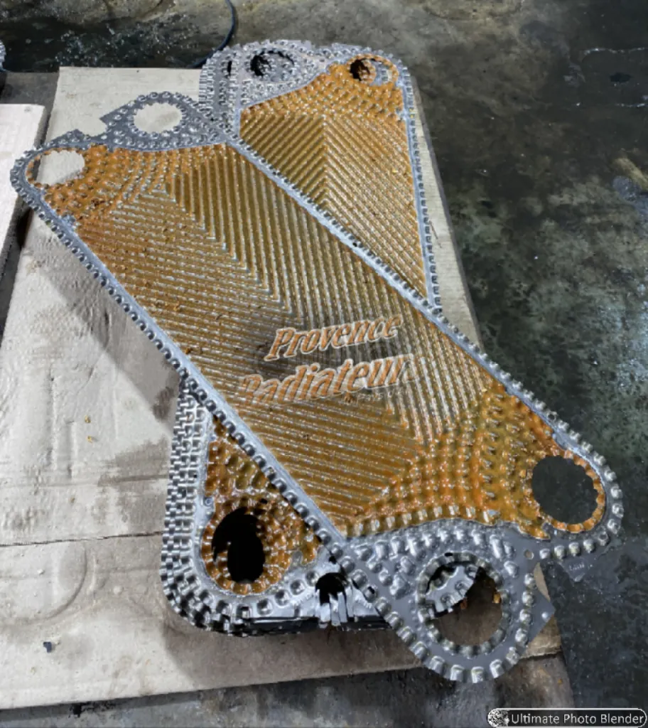 Plaques de CATERPILLAR C18 en révision aux Milles.