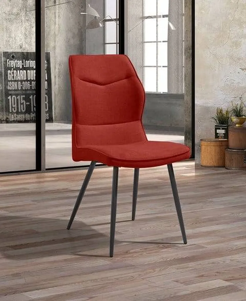 Vente chaise en tissu JULIE pour salle à manger