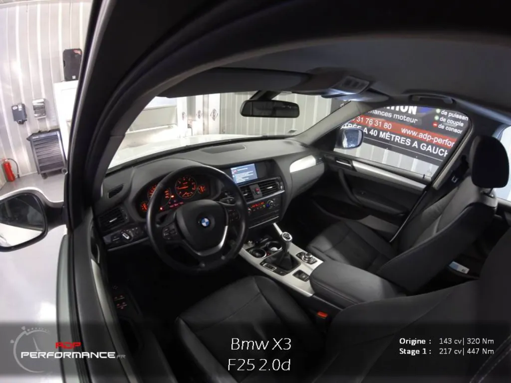 Reprogrammation moteur bmw x3 18d