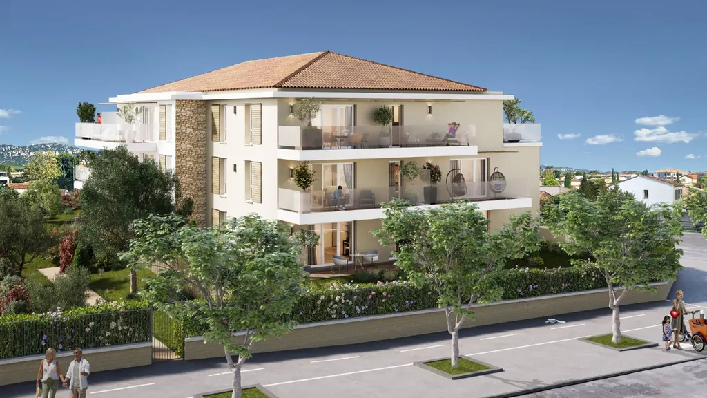 Programme immobilier neuf appartement du T2 au T4 à Marseille 13013 Château Gombert