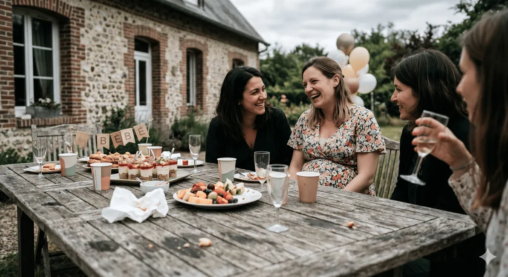 Traiteur pour baby shower et fête prénatale
