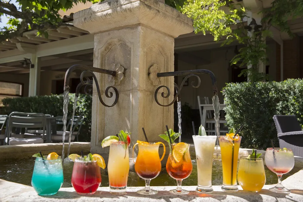 Cocktails sur la terrase de l'HDLP