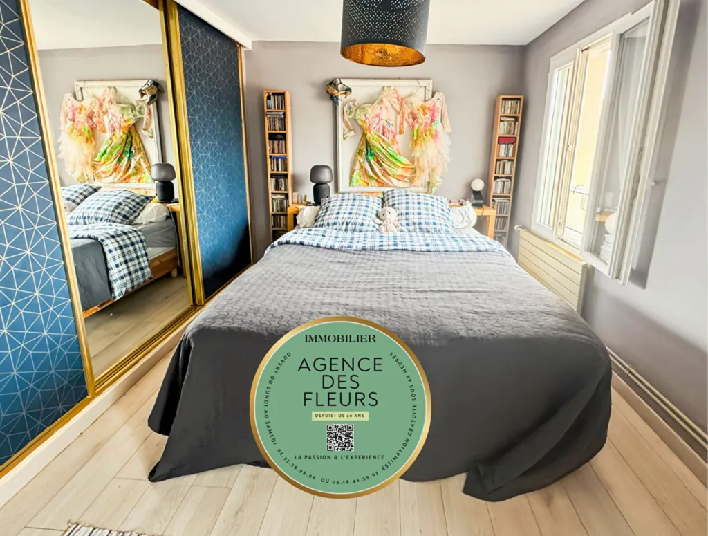 A acheter maison - 5 pièces de 108 m2 édifiée sur 359 m² de terrain clos arboré sur la commune de CLEON 76410