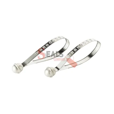 Scellé de sécurité NEWMETALSEALS en métal galvanisé inoxydable haute résistance 64 kgf – ISO PAS 17712