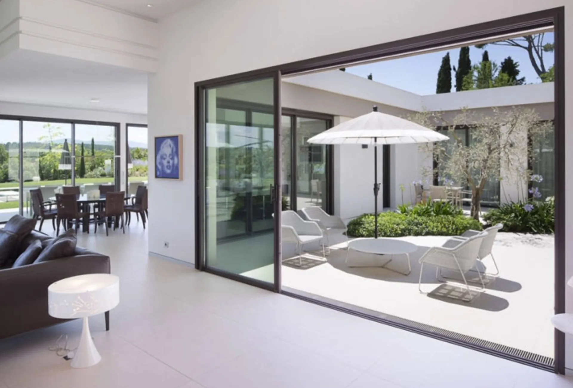 Rénovation baies vitrées à 3 vantaux sur Aix-en-Provence