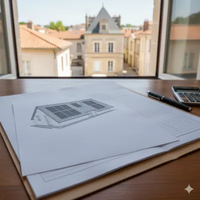 Réaliser la déclaration de travaux panneau solaire sur toiture maison Libourne, Mérignac, Bordeaux : autorisations locales nécessaires en 2025