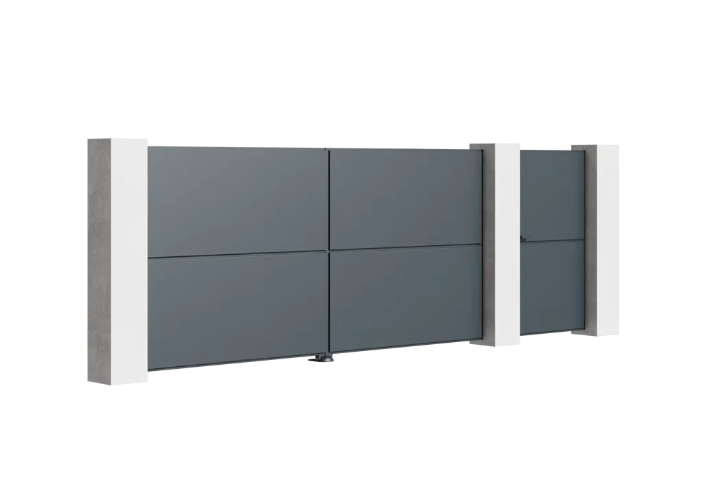 Installer un portail aluminium haut de gamme en Corse-du-Sud : la collection Audace de Tschoeppe, pour les résidences contemporaines et les maisons d'architectes