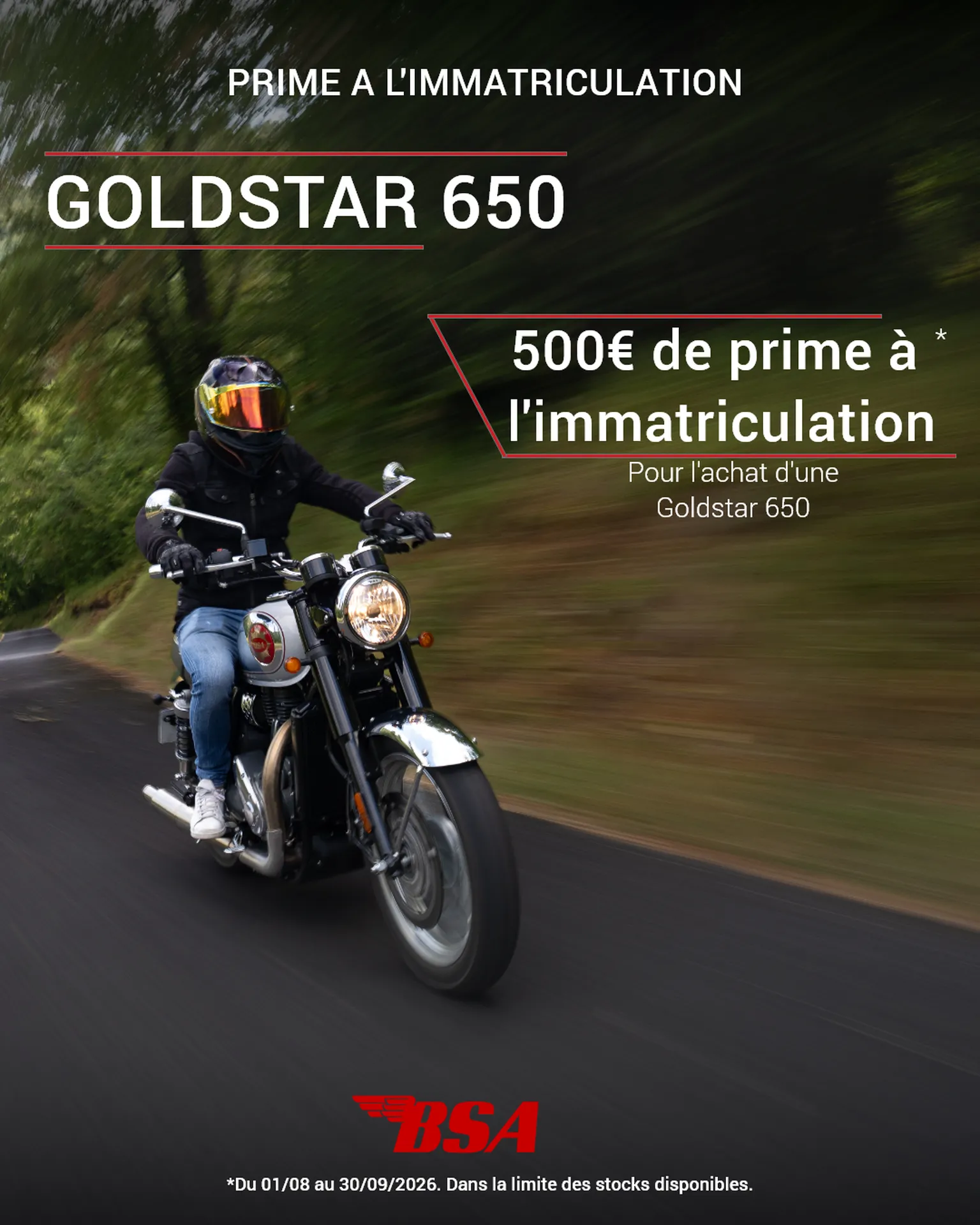 OFFRES D’ÉTÉ EXCLUSIVES BSA : C’EST LE MOMENT DE CRAQUER !